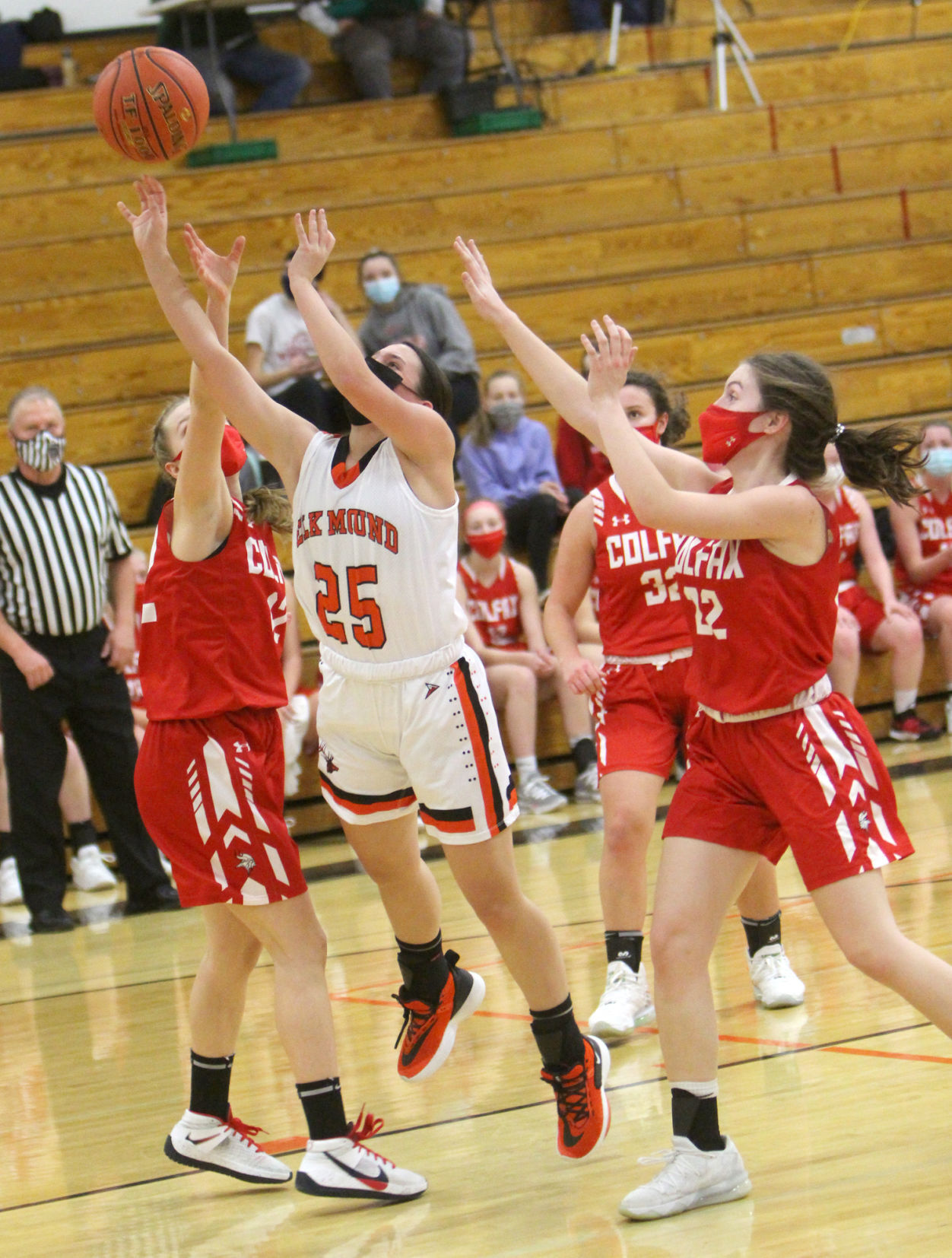 Colfax at Elk Mound girls basketball 1-25-21